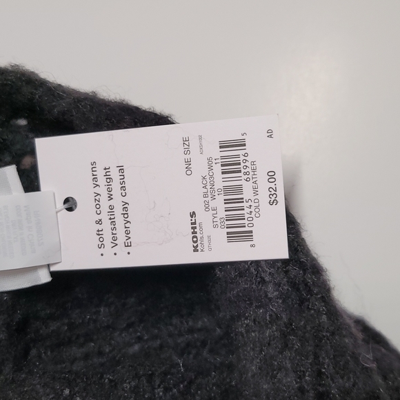 Sanoma black loop scarf NWT Super Cozy Scarf Cold Weather - Picture 3 of 11